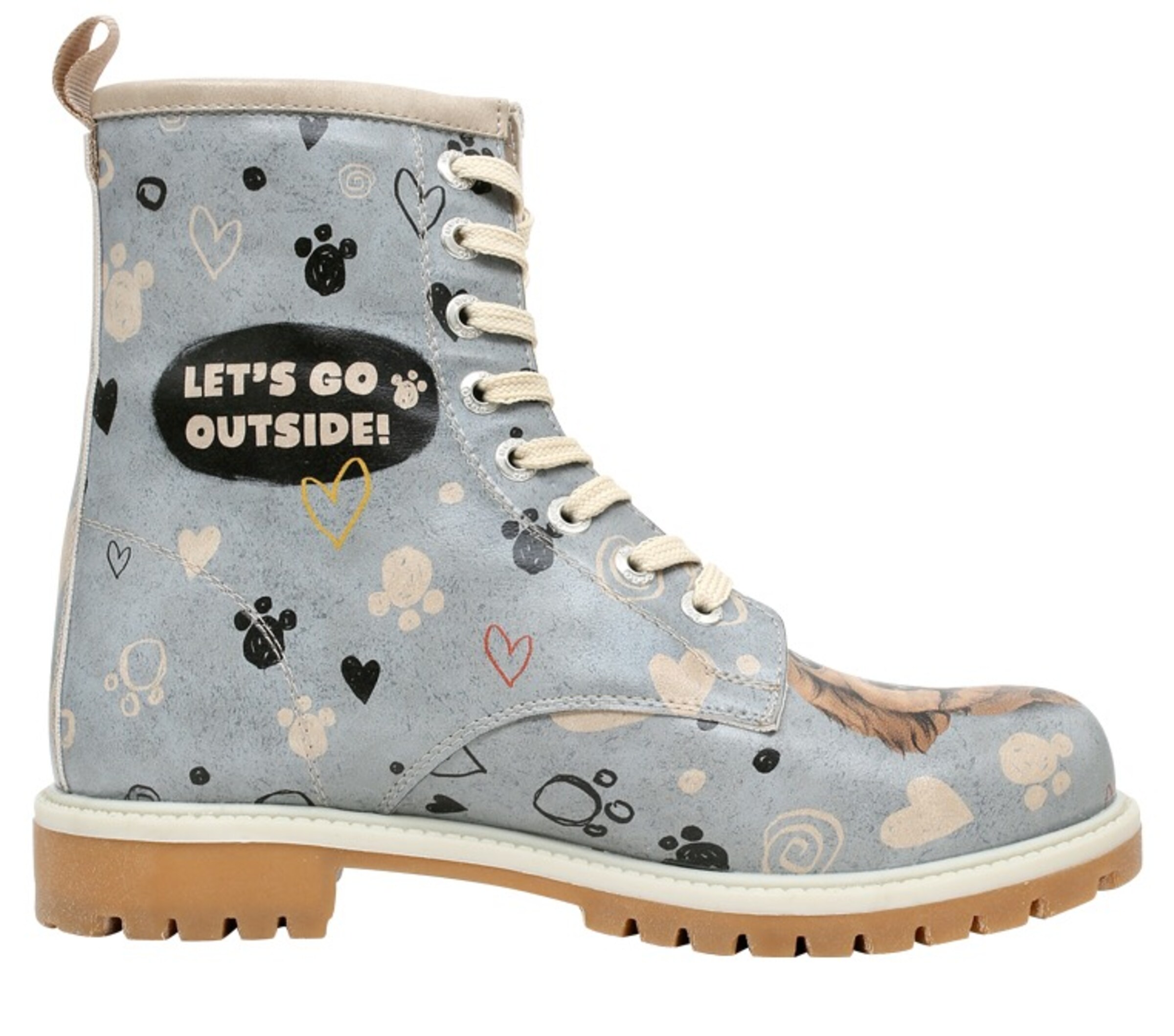 DOGO Schnürstiefelette in Mischfarben
