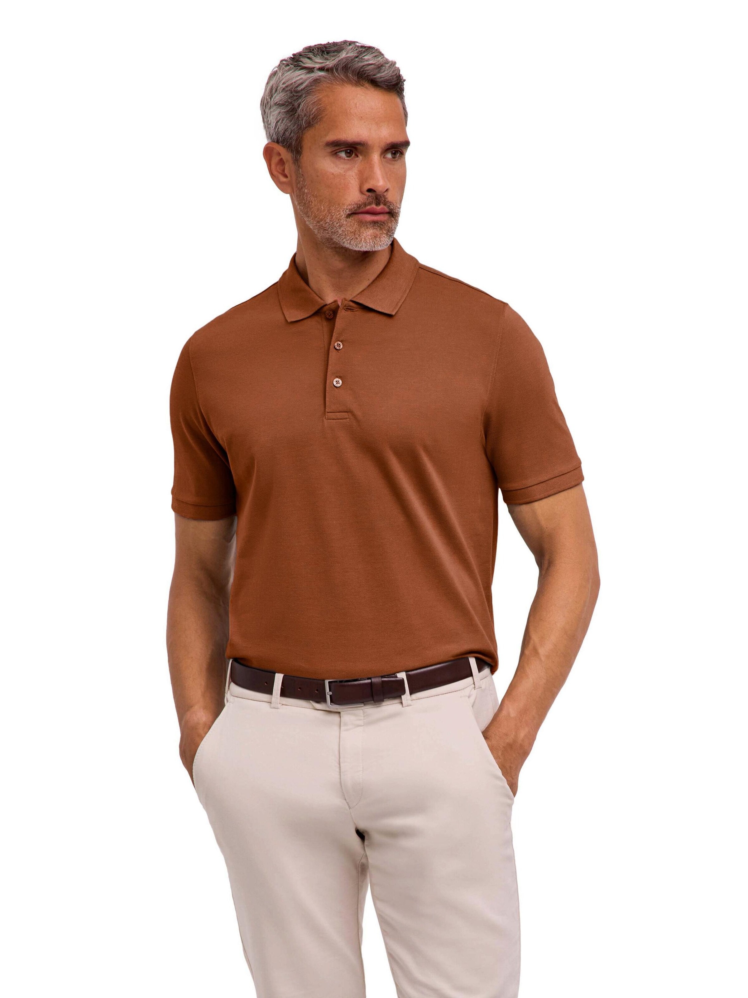 FALKE Shirt 'Essential Cotton'‌‌‌ in S in cappuccino, Produktansicht