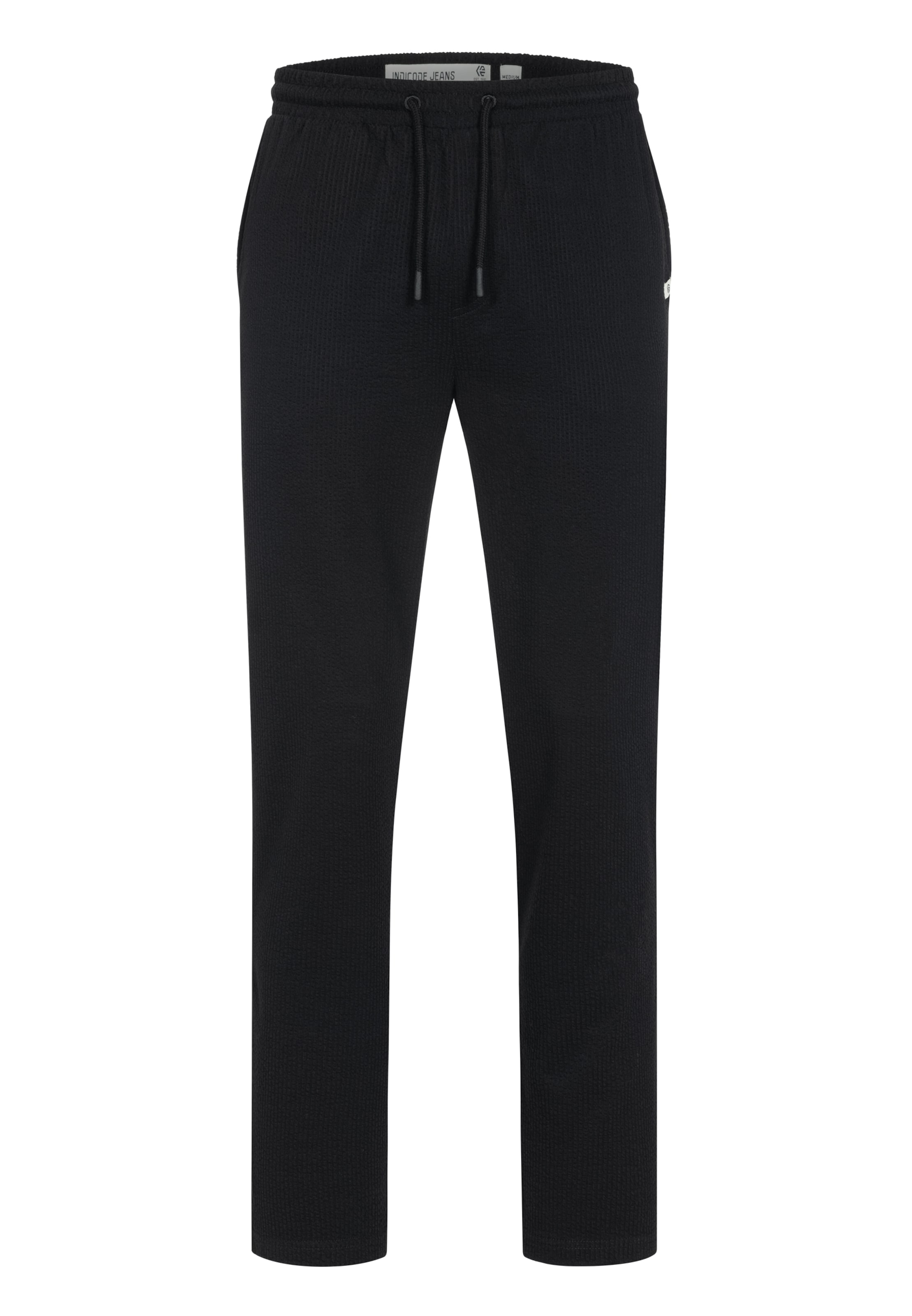 INDICODE JEANS Chino 'Nogo' in Zwart: voorkant