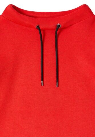 CECIL Sweatshirt 'Piquée' in Orange