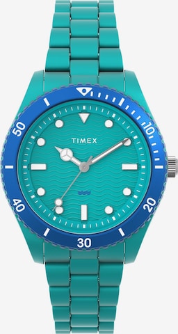 TIMEX Analoog horloge 'Legacy #tide™ - Ocean Diver Inspired' in Groen: voorkant