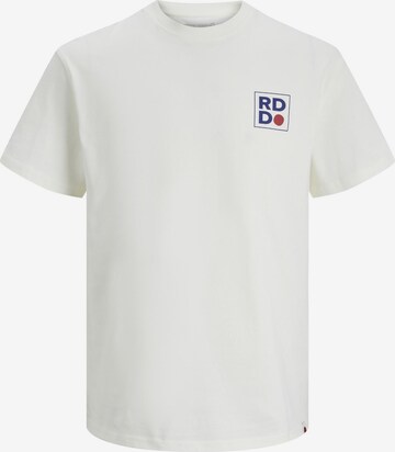 Tricou 'Aaron' de la R.D.D. ROYAL DENIM DIVISION pe gri: față