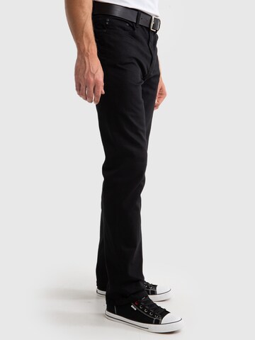 BIG STAR Regular Jeans 'TRENT' in Zwart