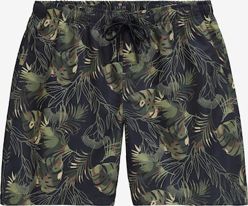 Shorts de bain JAY-PI en noir : devant