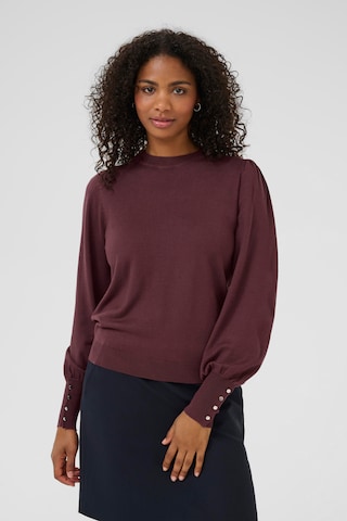 Pull-over 'KALizza' Kaffe en marron : devant