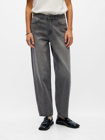 OBJECT Barrel Jeans 'OBJMIU ZOE' in Grey: front