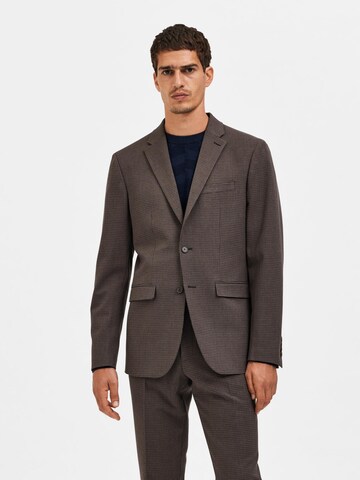 SELECTED HOMME Regular fit Business Blazer 'STOCKHOLM' in Grey: front