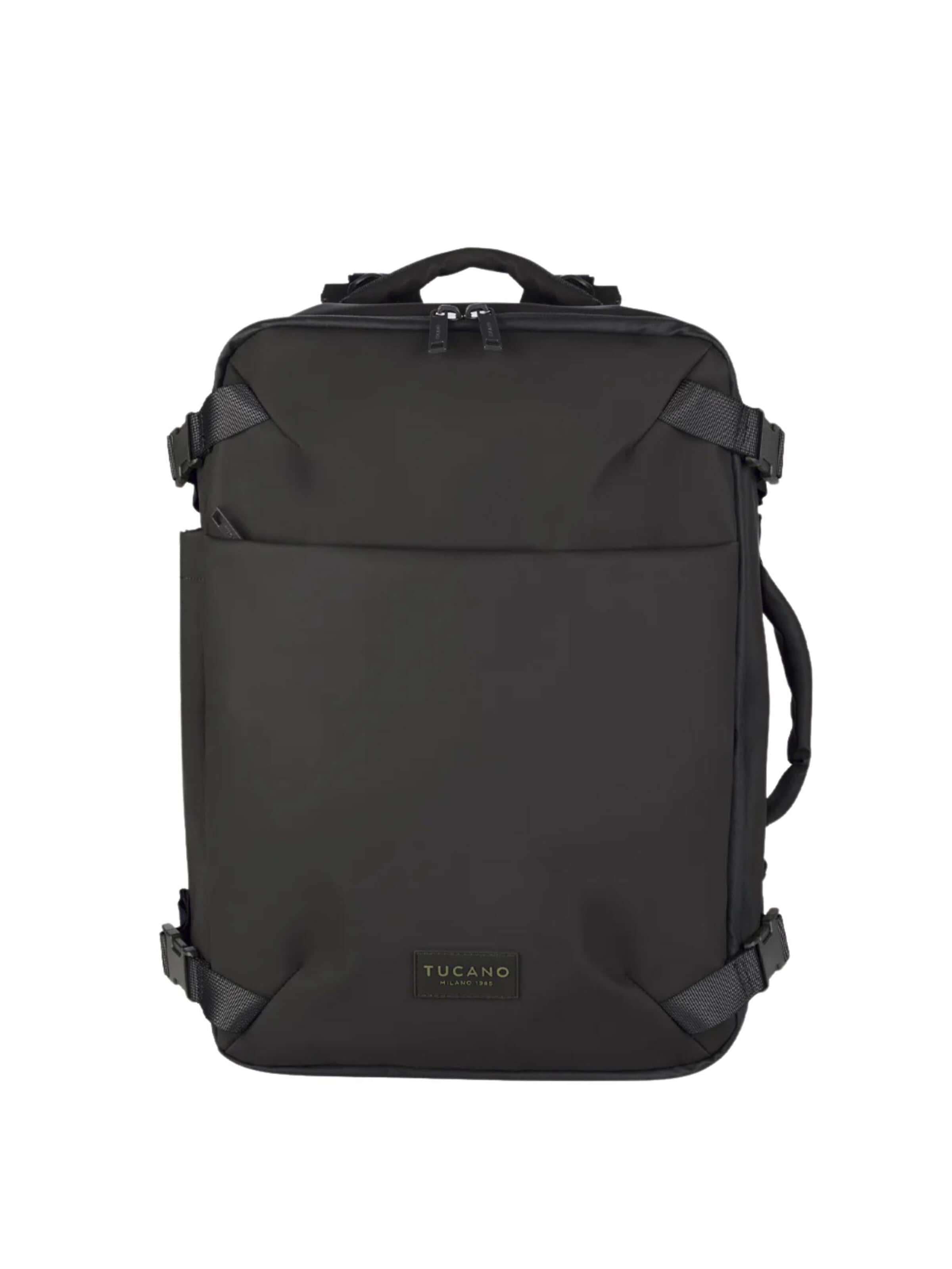 TUCANO Plecak 'TUGO' M DRY BAGAGLIO A MANO 15.6"' w kolorze czarny: przód