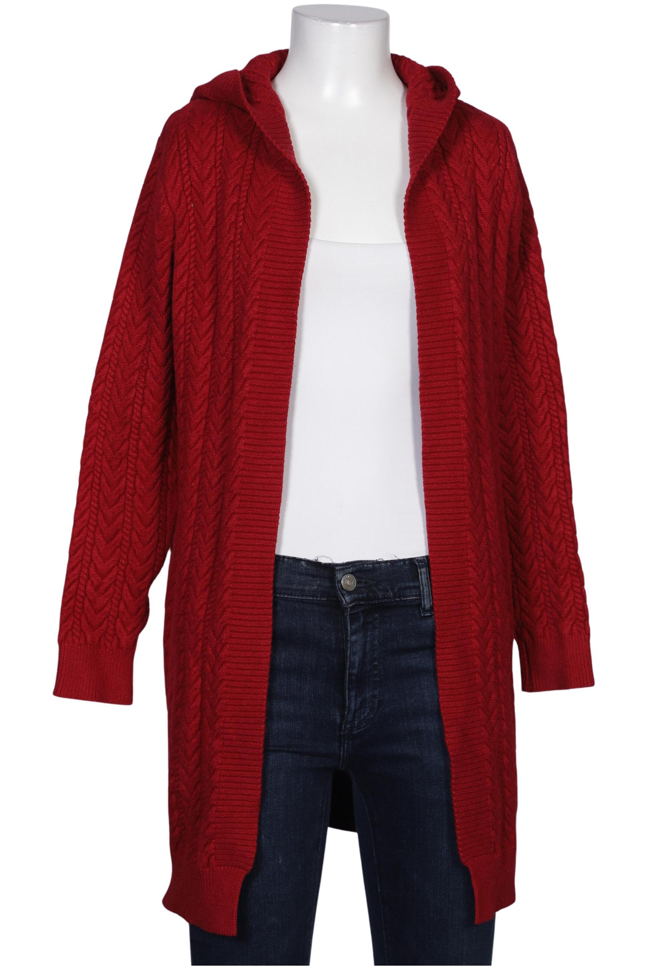 Zwillingsherz Strickjacke S in Rot: Vorderseite