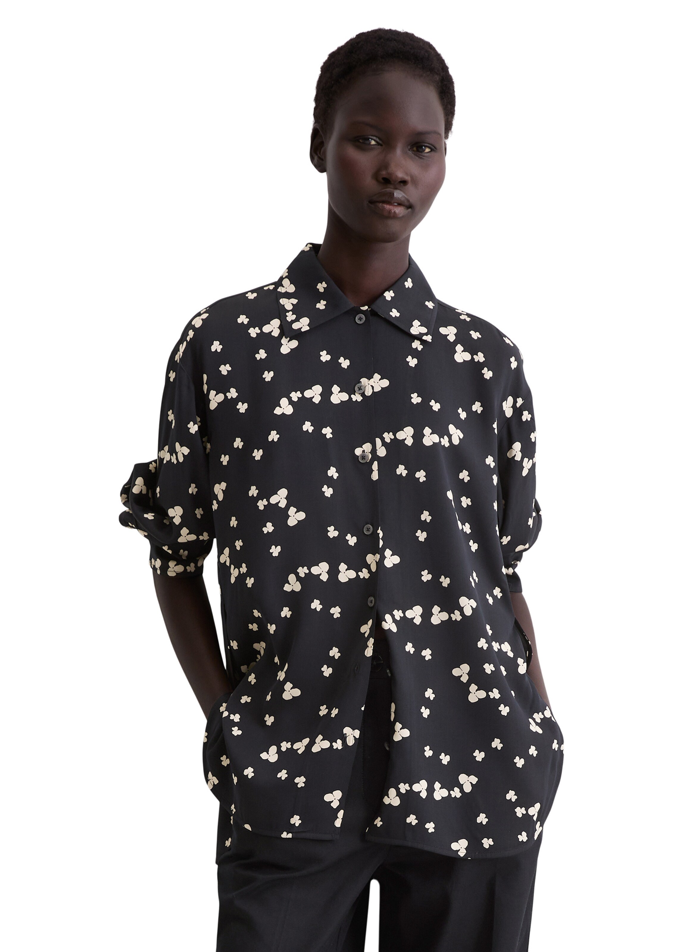 Marc O'Polo Blouse in Blue: front