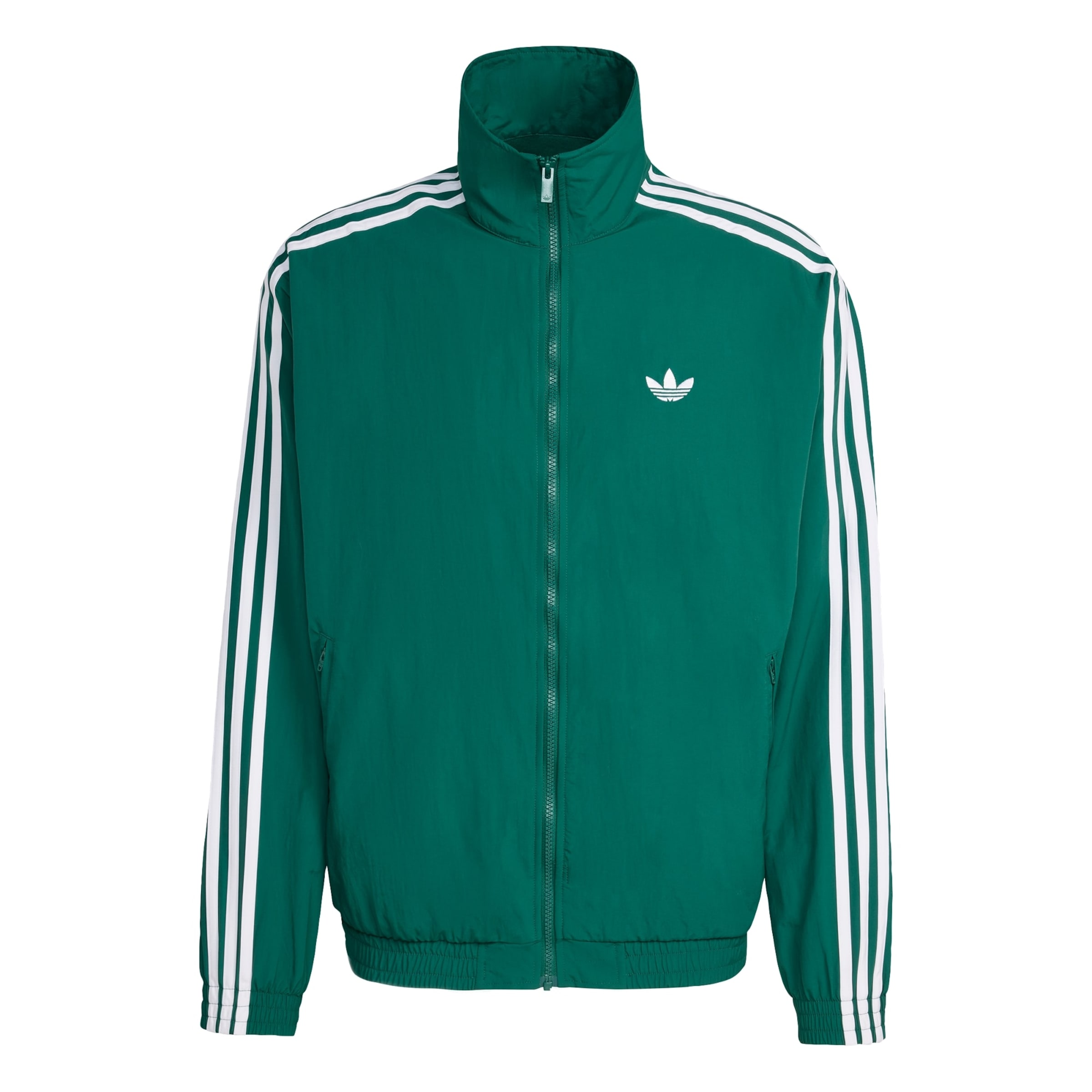 ADIDAS ORIGINALS Chaqueta de entretiempo 'Firebird' en verde oscuro / blanco, Vista del producto