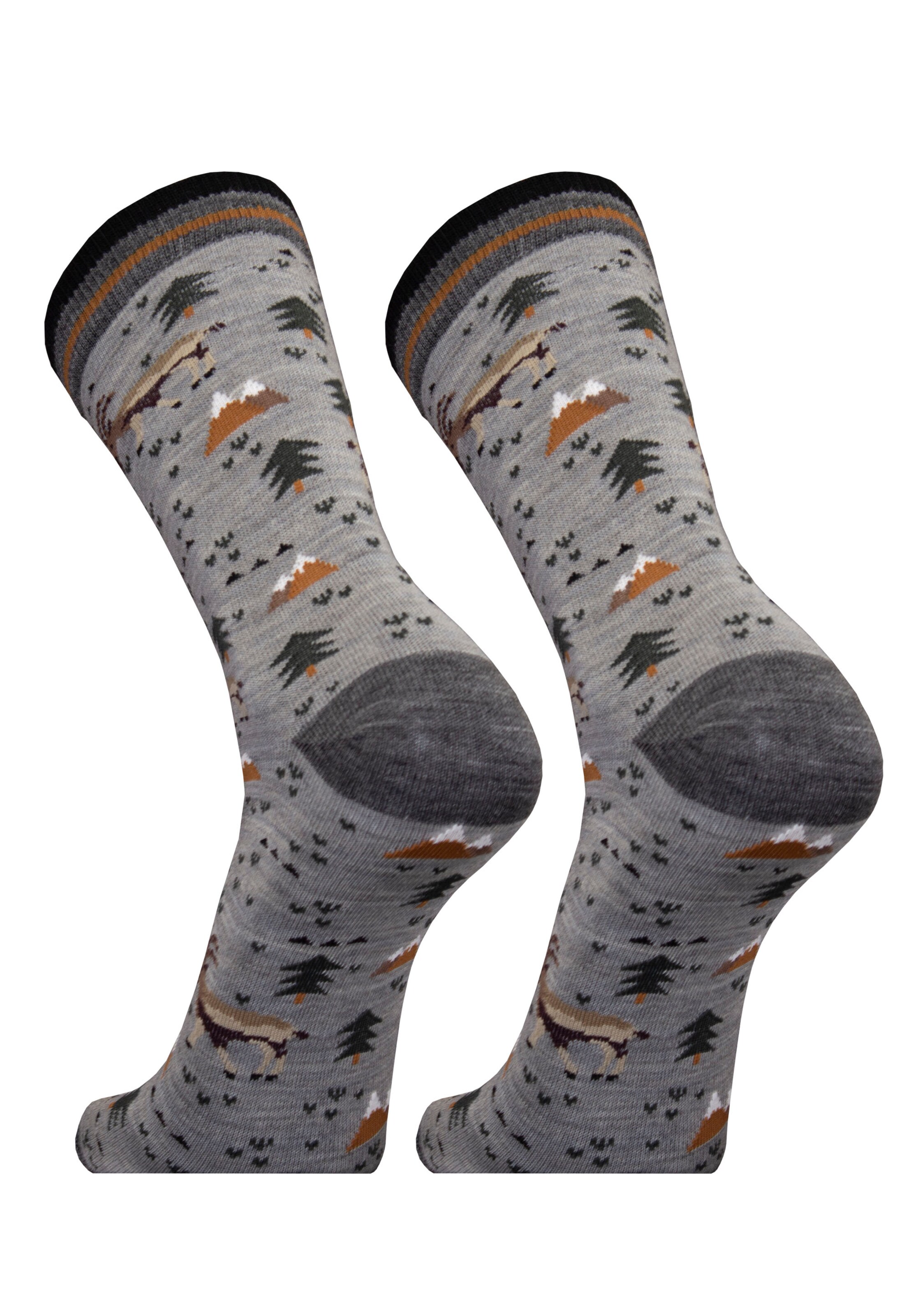 UphillSport Socks 'IBEX' in Grey