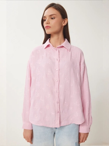 Happiness İstanbul Tričko 'Hemden' – pink