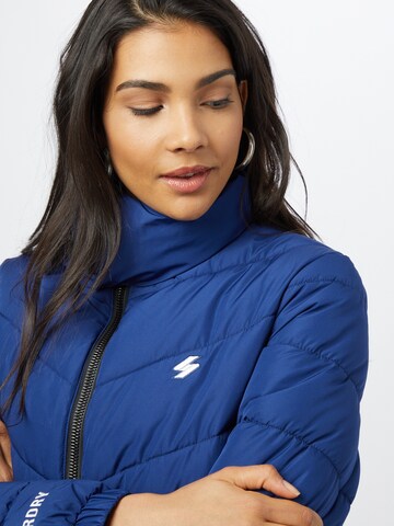 Superdry Tussenjas in Blauw