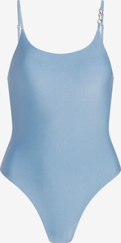 Karl Lagerfeld Bustier Uimapuku 'Frecher' värissä sininen: etupuoli