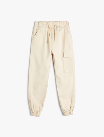 Koton Tapered Trousers in White