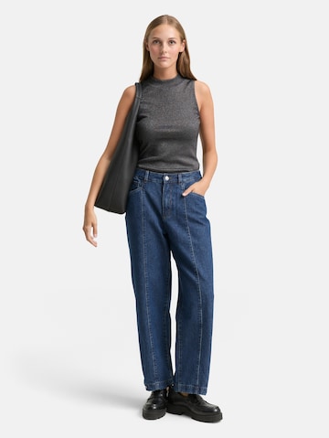 TOM TAILOR DENIM Top in Zwart