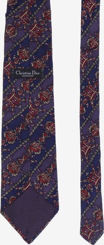 CHRISTIAN DIOR Seiden-Krawatte One Size in Blau