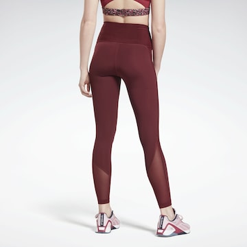 Skinny Pantaloni sport de la Reebok pe roșu