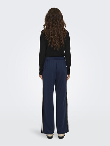 ONLY Wide leg Pants 'WARM' in Blue