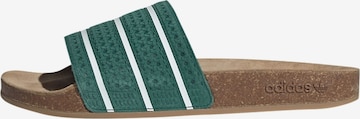 ADIDAS ORIGINALS Mules 'Adilette' in Green: front