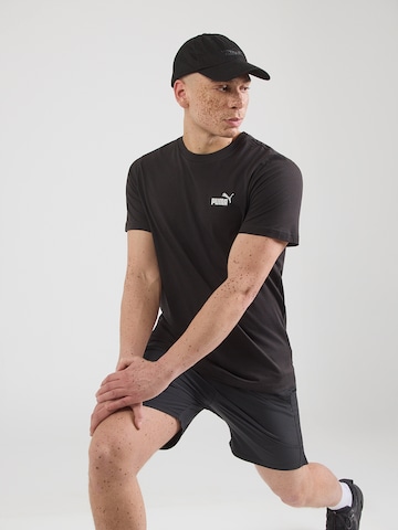 PUMA Funkční tričko 'ESS 2 No. 1' – černá: přední strana
