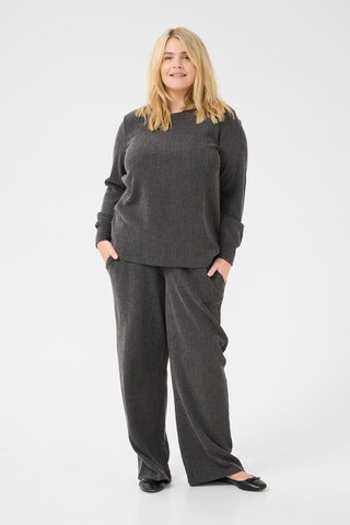 KAFFE CURVE Shirt 'KA Olena' in Grijs