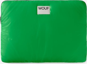 Sac d’ordinateur portable 'Glossy' Wouf en vert : devant
