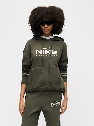 Nike Sportswear Tréning póló 'PHNX FLC' - zöld: elől