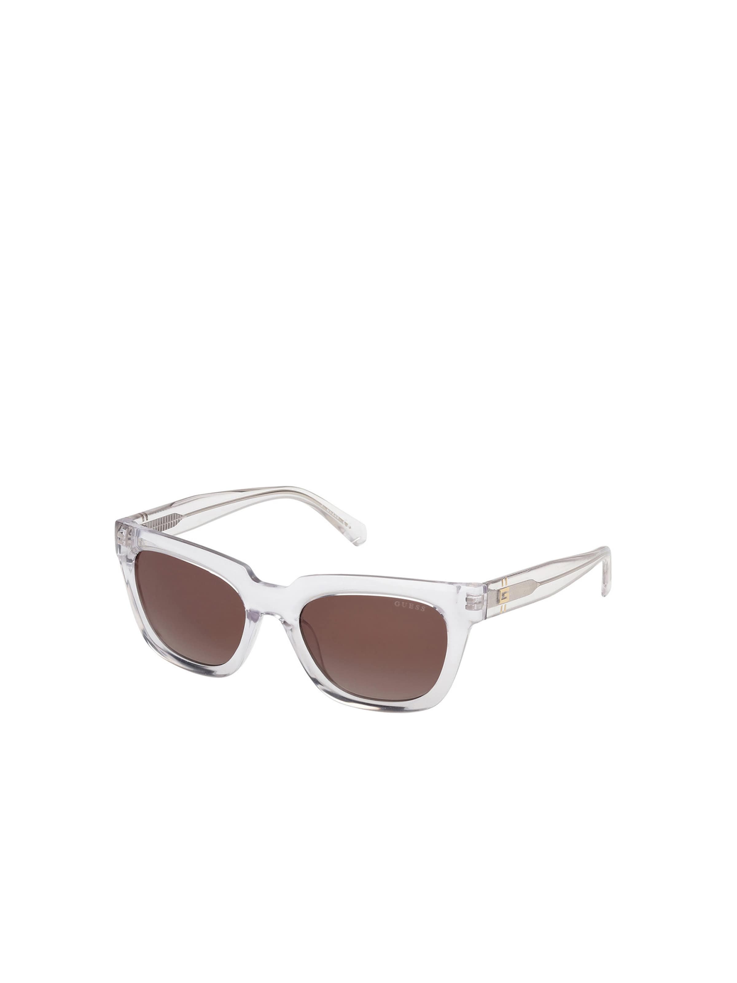 GUESS Sonnenbrille in Transparent: Vorderseite
