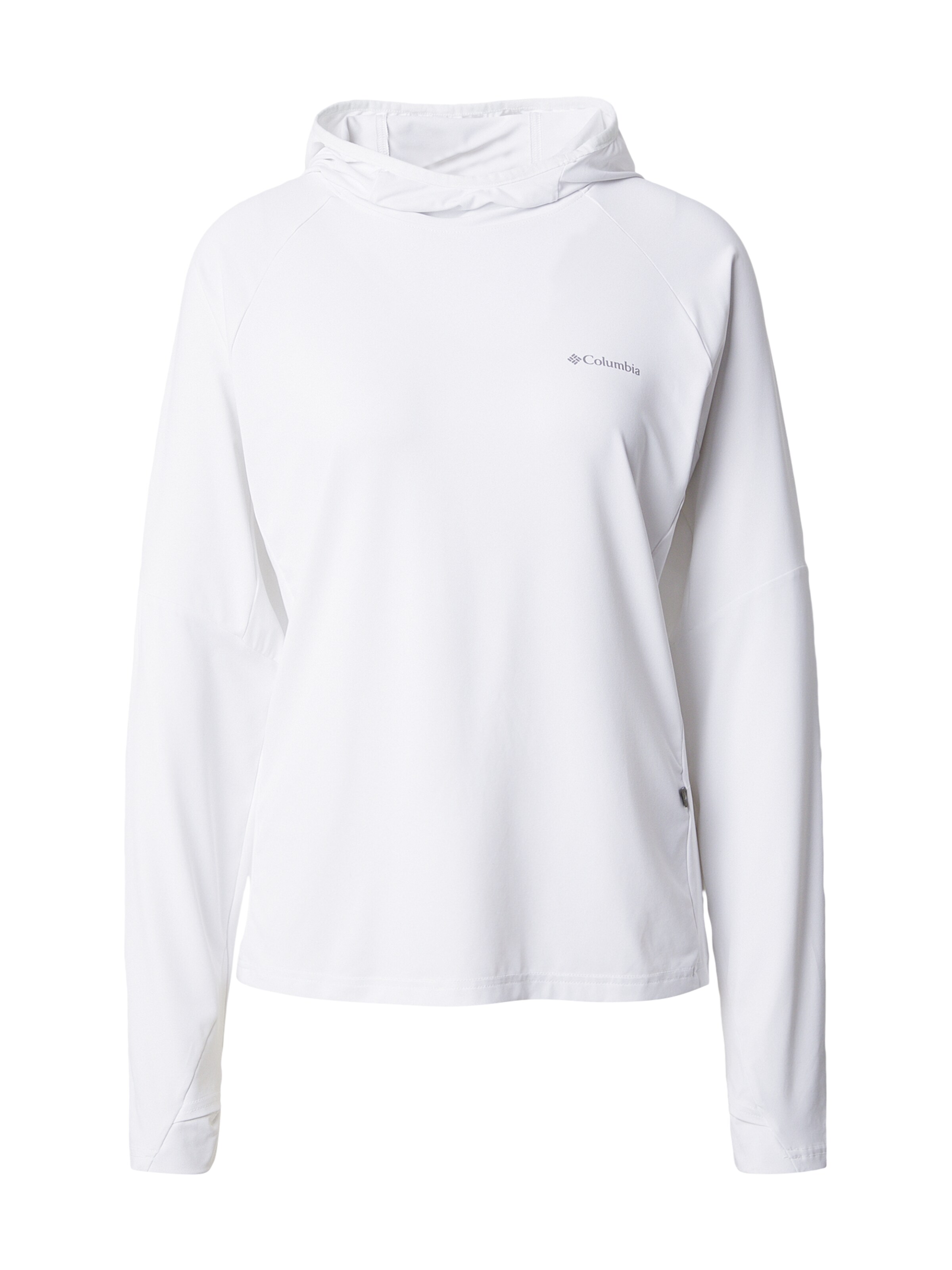 COLUMBIA Спортивный свитшот 'Skien Valley' в Белый: спереди