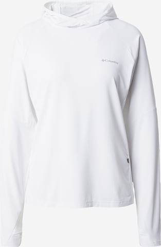 balta COLUMBIA Sportinio tipo megztinis 'Skien Valley': priekis