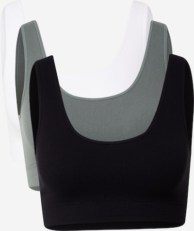 Sutien Dorina pe kaki / negru / alb, Vizualizare produs