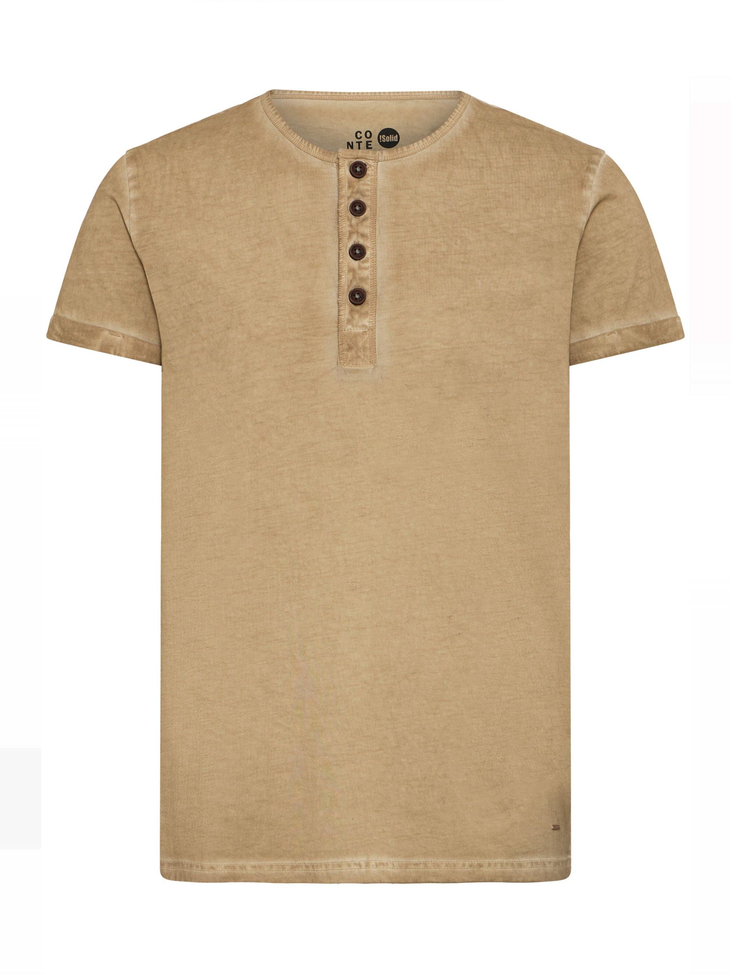 !Solid - Camisa 'Tihn' em bege: frente