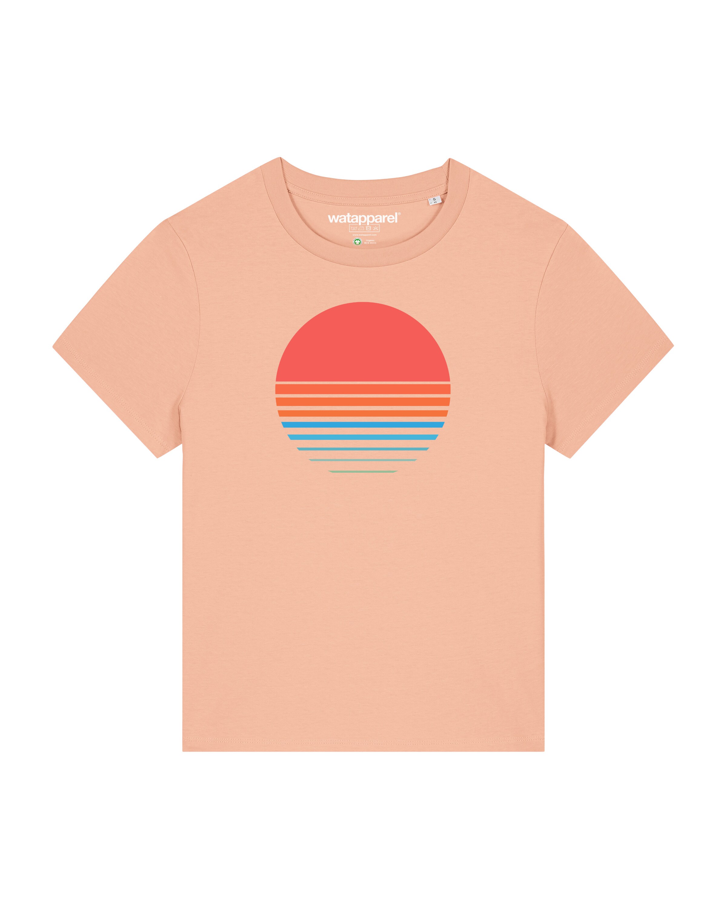 Watapparel Shirt 'Abstract 03' in Oranje: voorkant