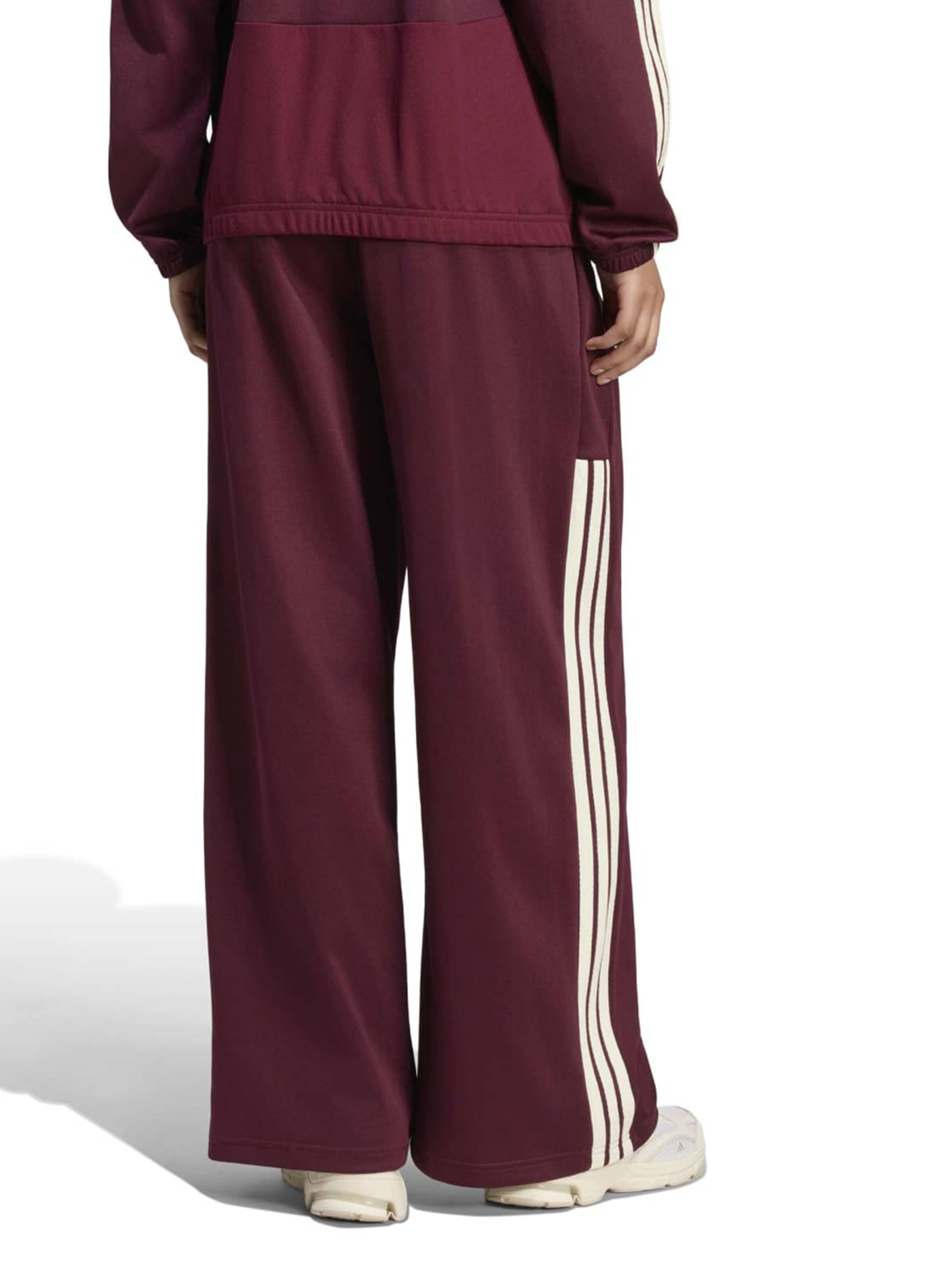 Wide leg Pantaloni sport 'TIRO' de la ADIDAS SPORTSWEAR pe roșu