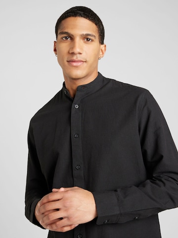 SELECTED HOMME Regular fit Button Up Shirt in Black