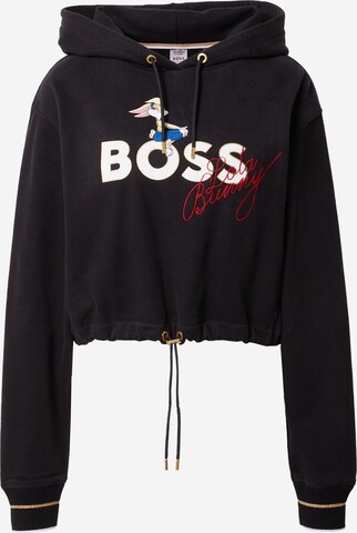 BOSS Sweatshirt 'Eloria' in Schwarz: predná strana