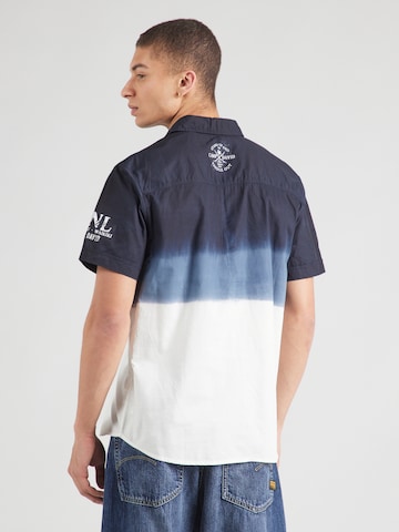 CAMP DAVID Regular fit Button Up Shirt in Blue