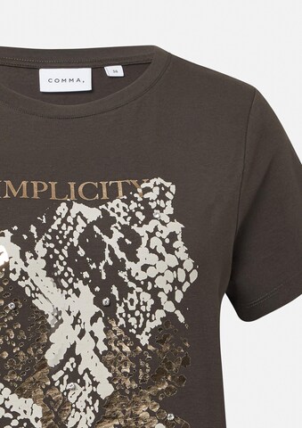 COMMA Shirt in Braun