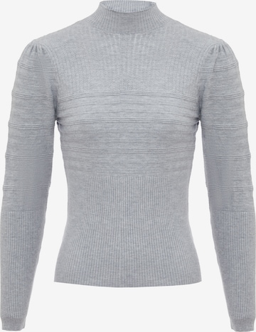 leo selection Pullover in Grau: predná strana