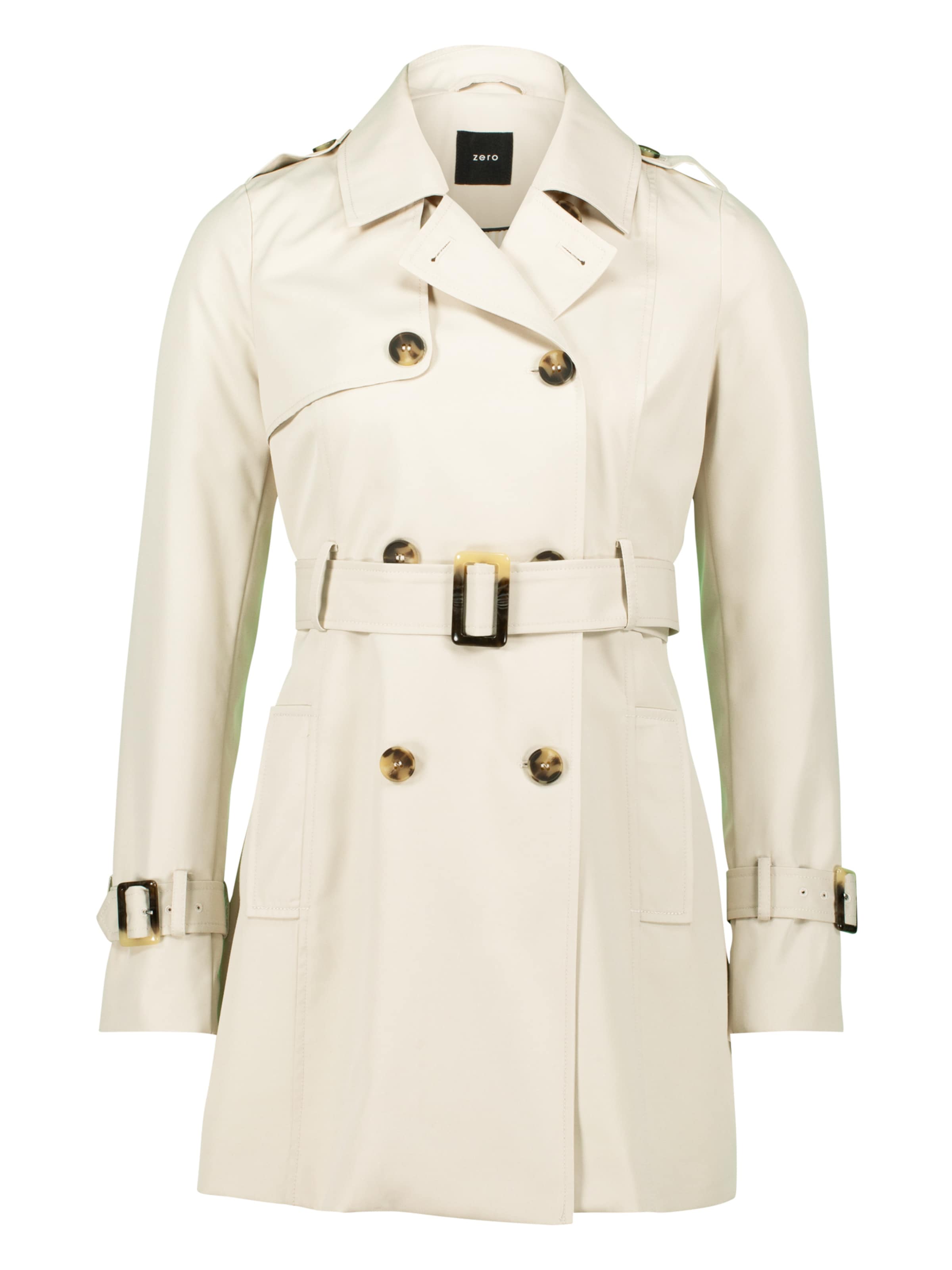 zero Mantel in Weiß: Vorderseite