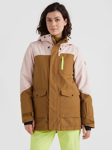 Veste de sport 'Utility' O'NEILL en beige : devant