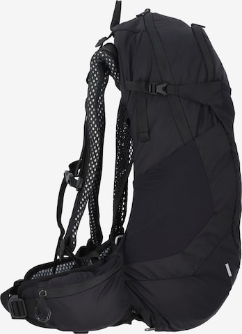 JACK WOLFSKIN Sports Backpack 'Crosstrail 22' in Black