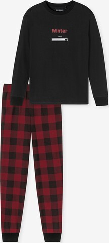 SCHIESSER Pajamas ' Family ' in Red: front