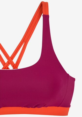 s.OliverBustier Bikini gornji dio 'Yella' - roza boja