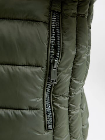 žalia JACK & JONES Žieminė striukė 'JJEBradley'