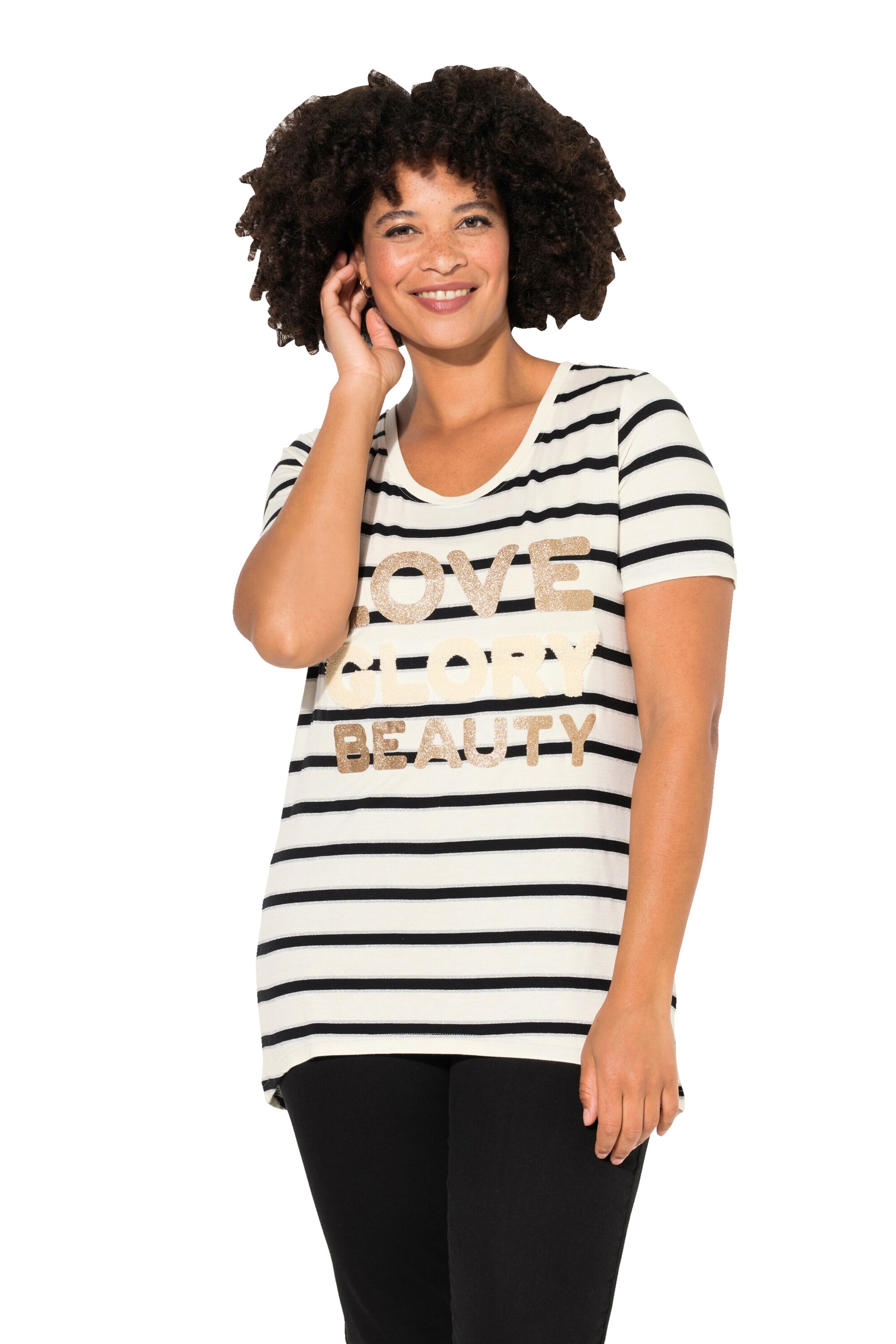 T-shirt Angel of Style en beige : devant