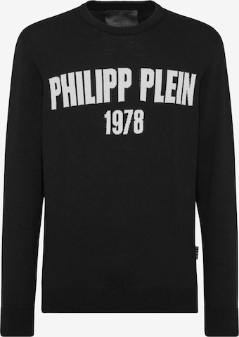 Pull-over Philipp Plein en noir : devant