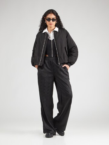 HUGO Loosefit Hose 'Hacel-1' in Schwarz